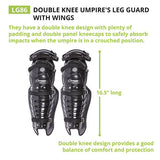 Champion Double Knee Umpire Leg Guard w/Wings