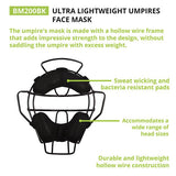 Champion Ultra Light Umpire Face Mask