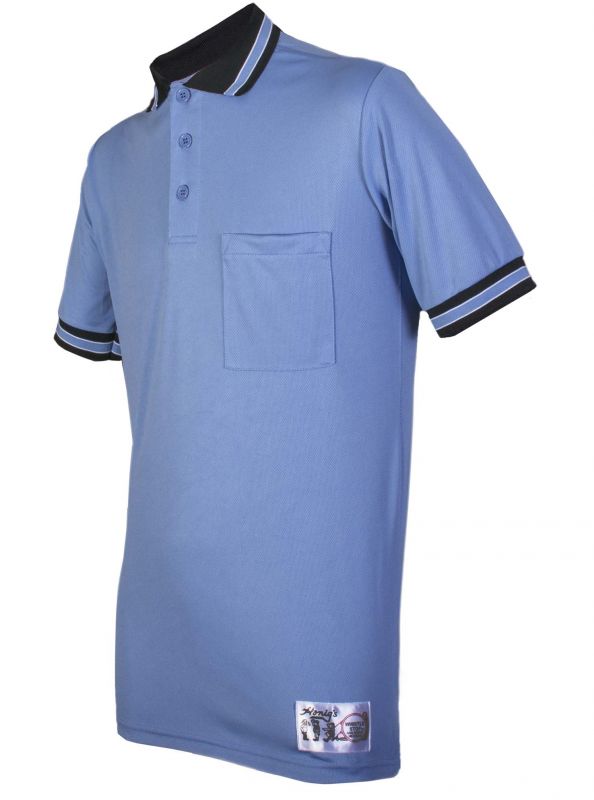 Smitty Major League Style Umpire Shirt - Available in Black and Carolina  Blue