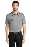 **NEW** Grey TASO Embroidered Volleyball Short Sleeve Shirt - Stripes Plus
