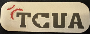 TCUA Umpire Helmet Sticker