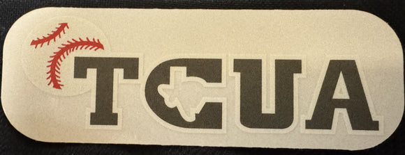 TCUA Umpire Helmet Sticker