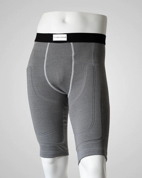 TP G - THIGHPRO Protective Umpire Compression Shorts - Gray