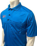 Blue TASO Logo Dye Sublimated Men's Volleyball Shirts