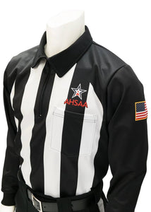 AHSAA USA730AL - Smitty "Made in USA" - Dye Sub Alabama Foul Weather Water Resistant Football Long Sleeve Shirt - Stripes Plus