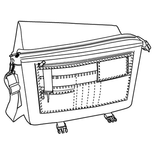 Polyester Briefcase Polyester Briefcase – Stripes Plus