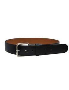 Smitty Black 1 1/2" Leather Belt - Stripes Plus