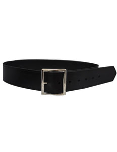 Smitty Black 1 3/4" Leather Belt - Stripes Plus