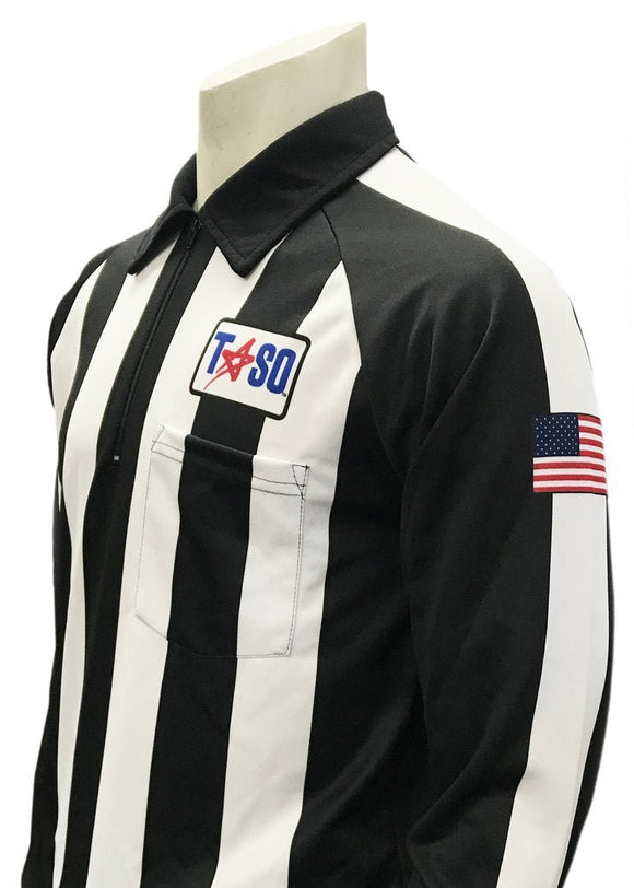 Smitty TASO Long Sleeve Cold Weather Football Shirt w/Placard - Stripes Plus