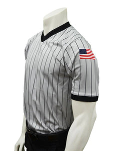 Smitty TASO V-Neck Basketball Shirt - Stripes Plus